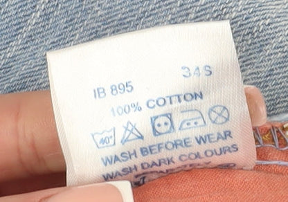 Union Blues Men's Blue Straight Jeans Size 34