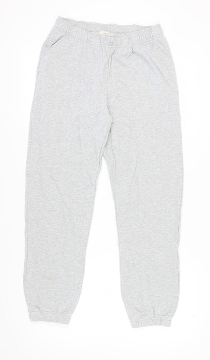 H&M Men’s Grey M Sweatpants, Cotton, Elastic Waist