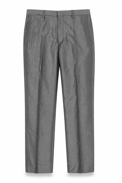 Mens UK Size 34 Burton Regular Fit Dress Pants Grey Trousers