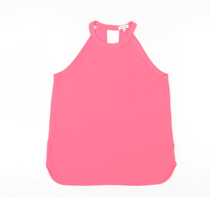 Womens UK Size 8 River Island Pink Basic Tank