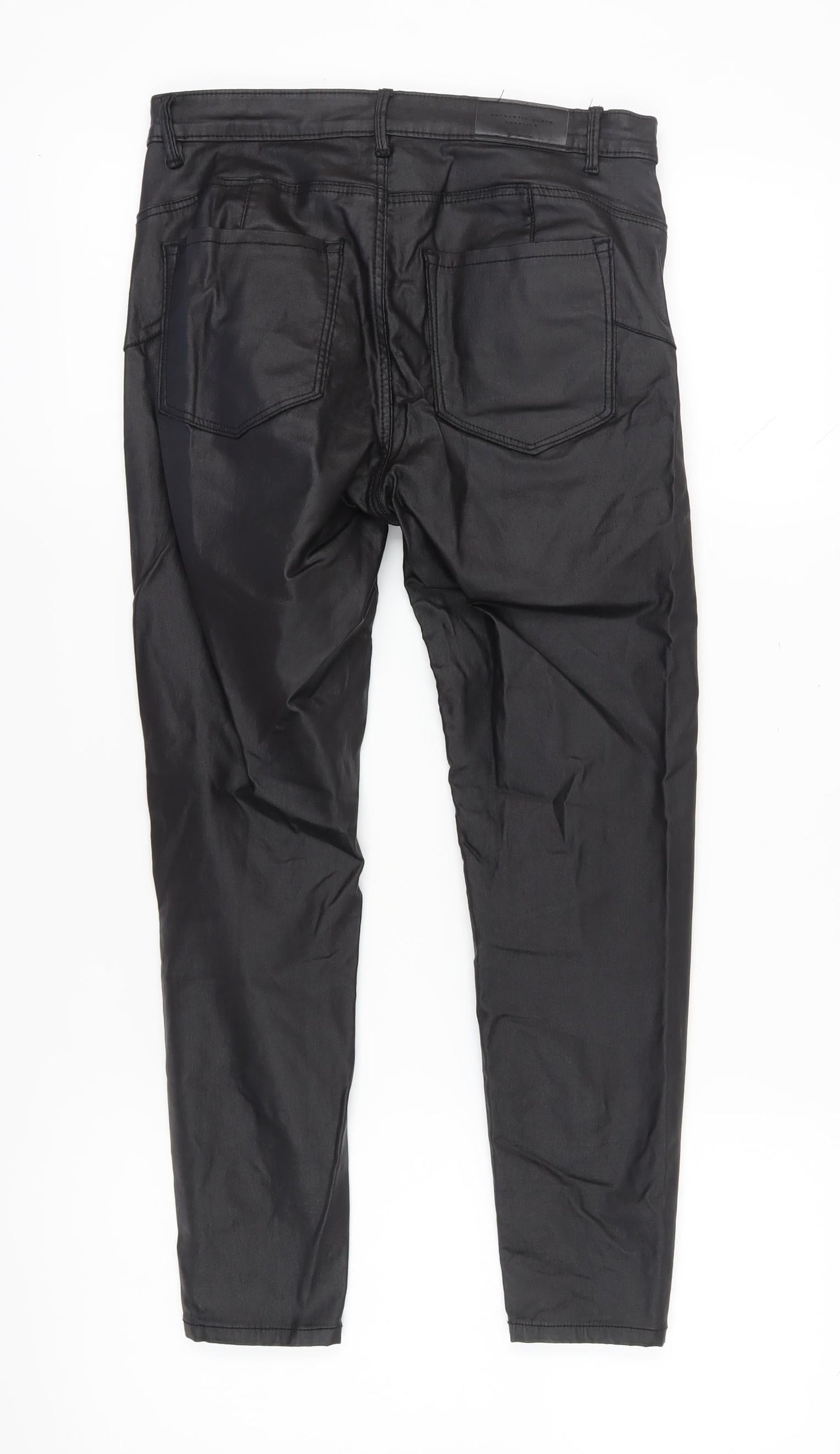 Womens UK Size UK 12 Stradivarius   Black Trousers