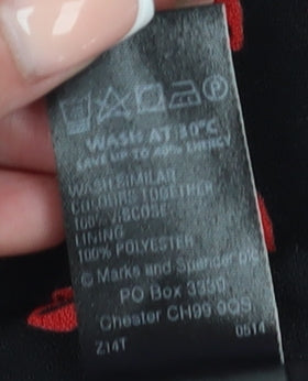 Marks and Spencer Women's Black Skirt, Size 12