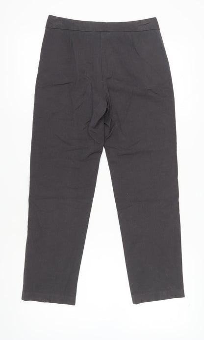 Womens UK Size 8 Marks and Spencer Classic Fit Casual Workwear Black Trousers