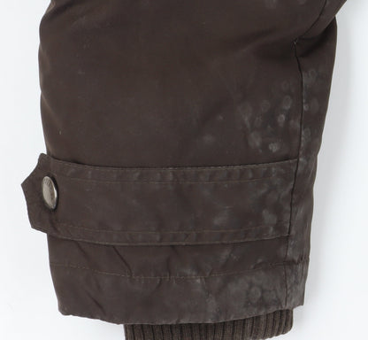 Boysen's Women's Brown Hooded Parka Coat Size 14