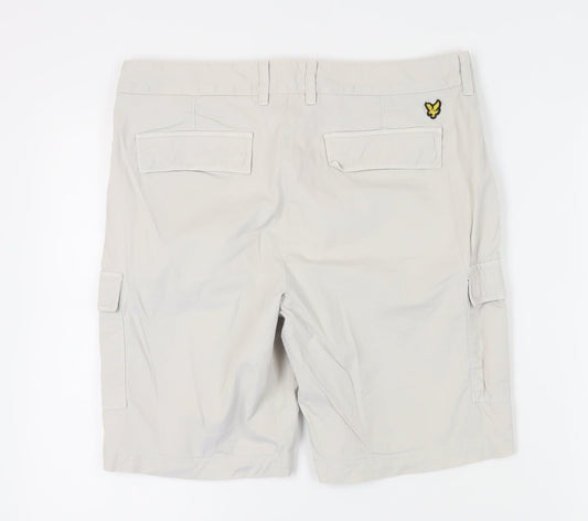 Lyle & Scott Men's Beige Cargo Shorts Size L