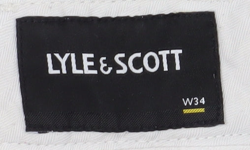 Lyle & Scott Men's Beige Cargo Shorts Size L