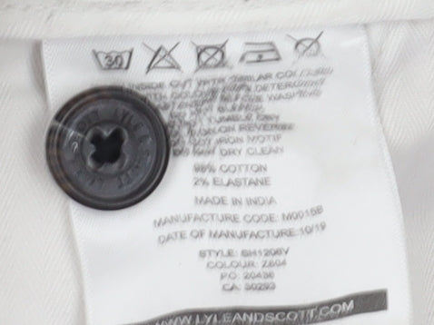 Lyle & Scott Men's Beige Cargo Shorts Size L