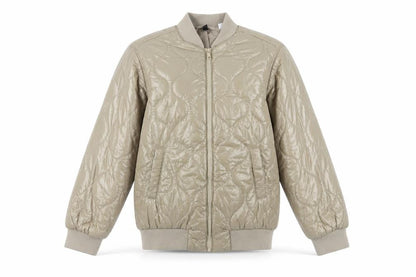 Womens UK Size XS H&M Beige Bomber Jacket