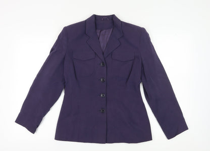 Principles Women's Purple Blazer Size 10
