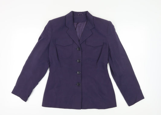 Principles Women's Purple Blazer Size 10