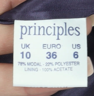 Principles Women's Purple Blazer Size 10