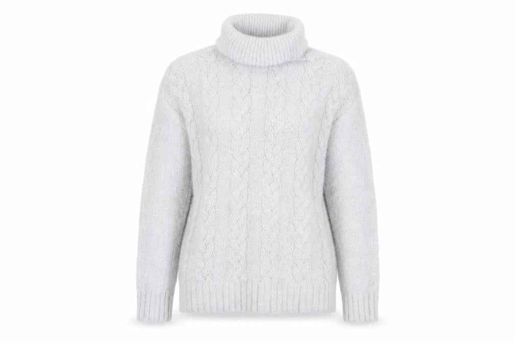 Womens UK Size 10 Mountain Warehouse Grey Pullover Jumper