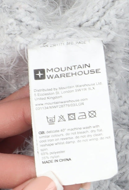 Womens UK Size 10 Mountain Warehouse Grey Pullover Jumper