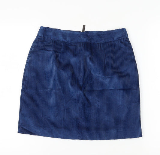 Phase Eight Women Blue Size 10 Corduroy Skirt