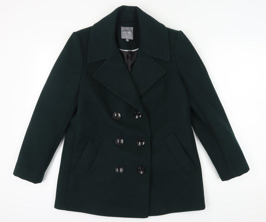 Principles Women's Green Pea Coat Size 14