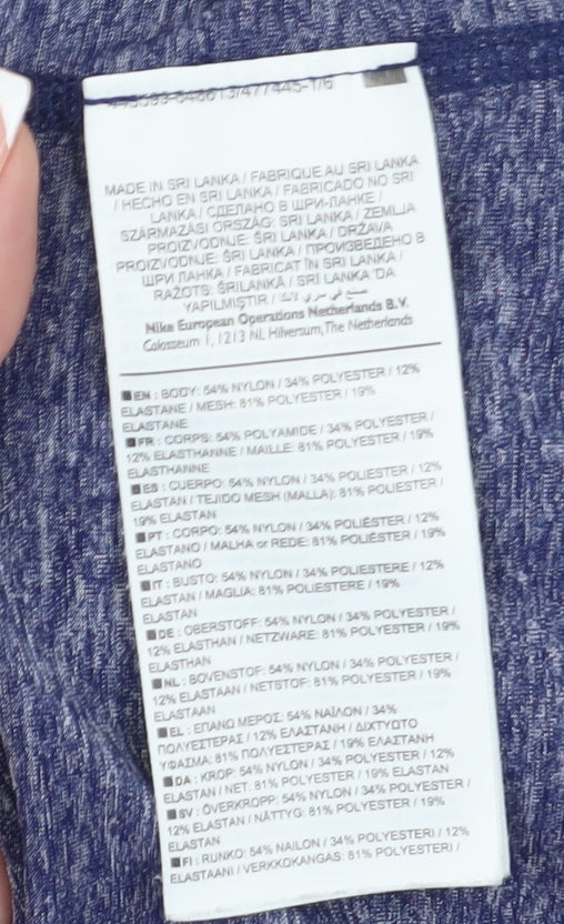 Nike Women's Blue XS Racerback Training Tank