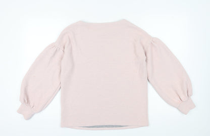 French Connection Women's Pink XS Balloon Sleeve Blouse