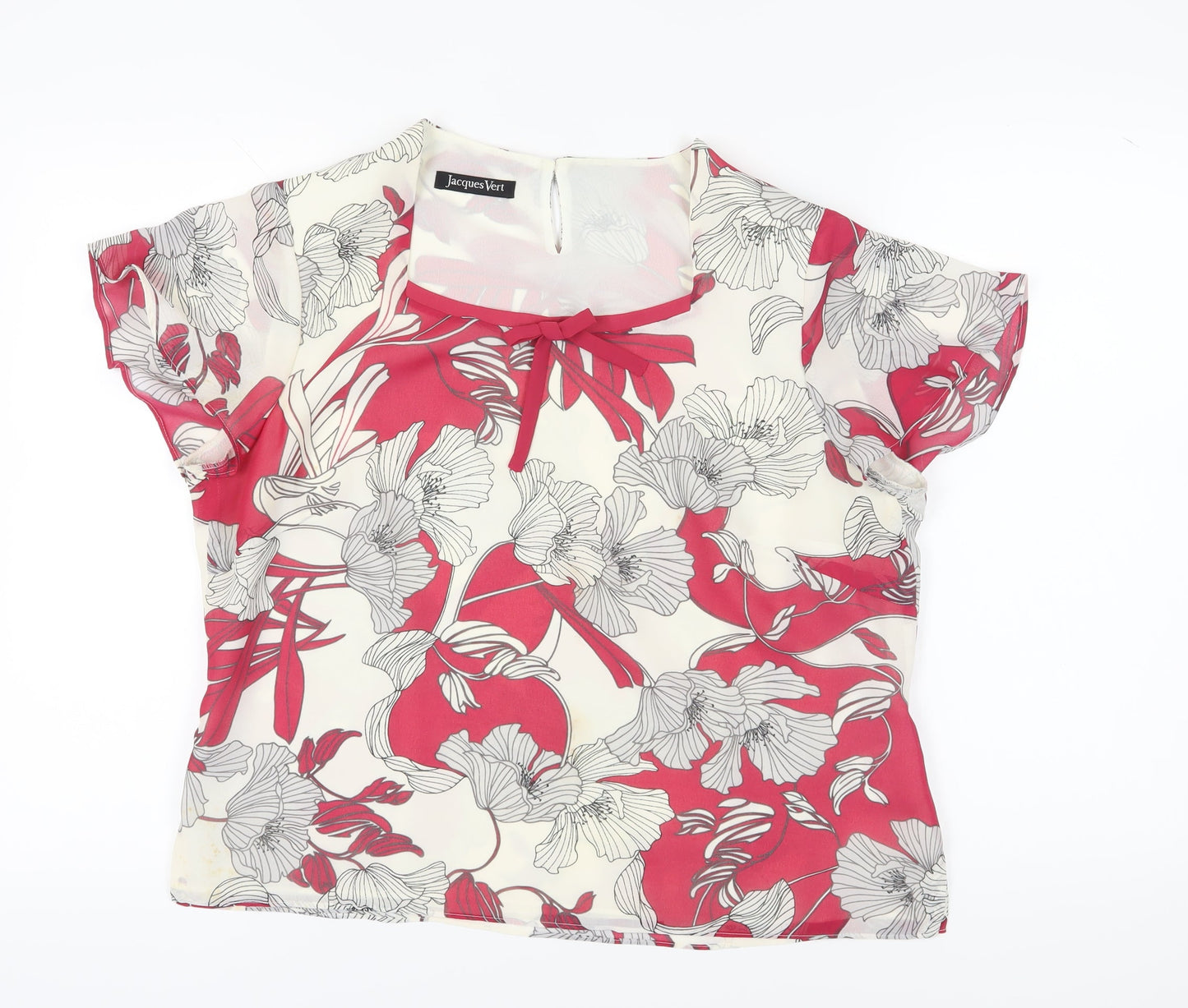 Jacques Vert Women's Multicoloured Floral Blouse Size 18