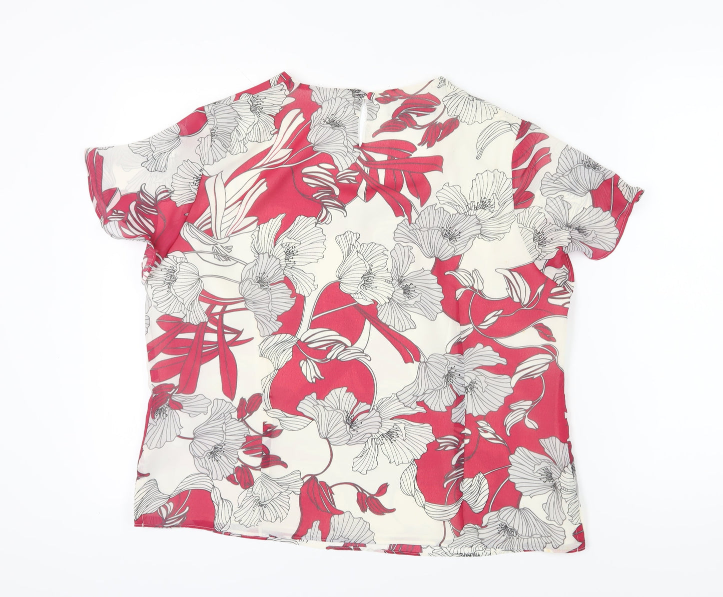 Jacques Vert Women's Multicoloured Floral Blouse Size 18