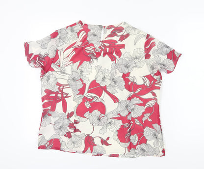 Jacques Vert Women's Multicoloured Floral Blouse Size 18