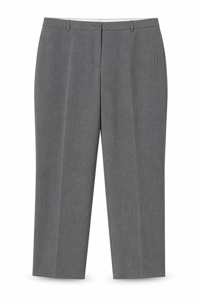 Womens UK Size 18 Marks and Spencer Regular Fit Dress Pants Grey Trousers