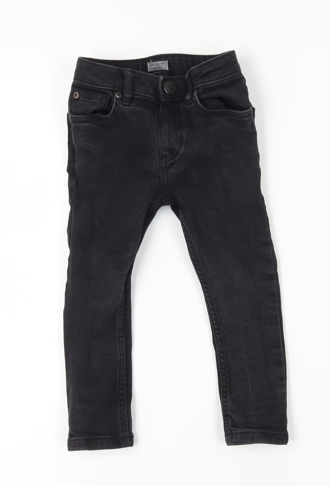 River Island Girls Black Skinny Jeans 2-3 Years