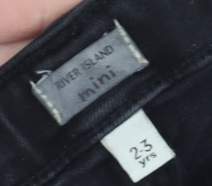 River Island Girls Black Skinny Jeans 2-3 Years