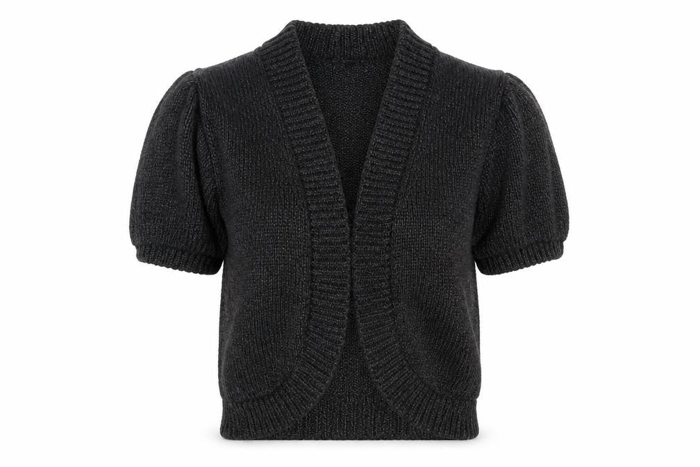 Womens UK Size 14 NEXT Black Cardigan Jumper
