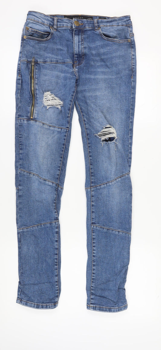 Cross Hatch Men's Blue Straight Jeans 30W 34L