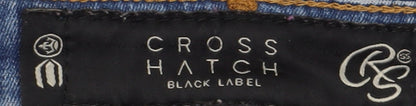Cross Hatch Men's Blue Straight Jeans 30W 34L