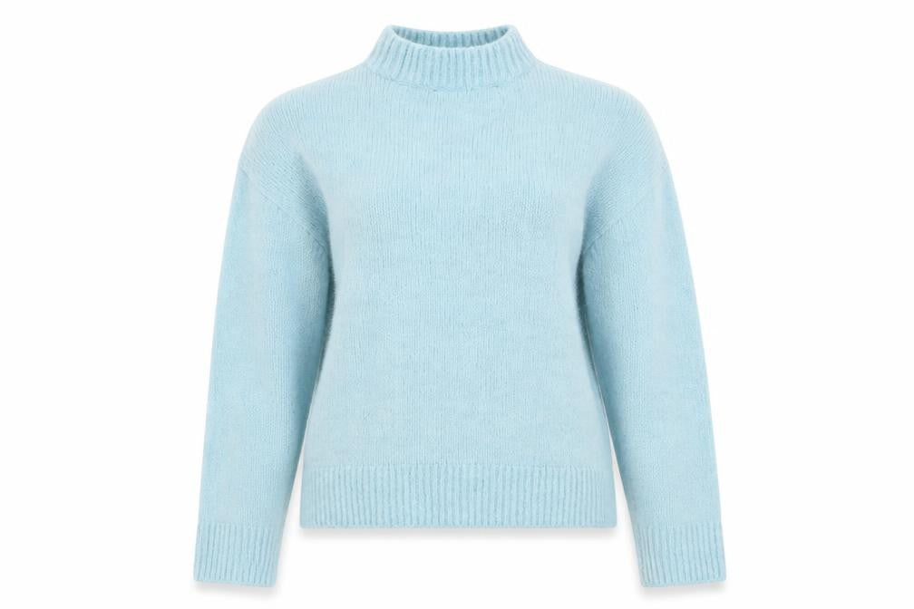 Womens UK Size 6 Zara Blue Pullover Jumper