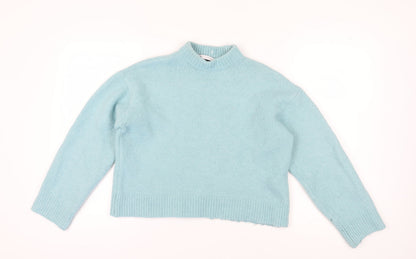 Womens UK Size 6 Zara Blue Pullover Jumper