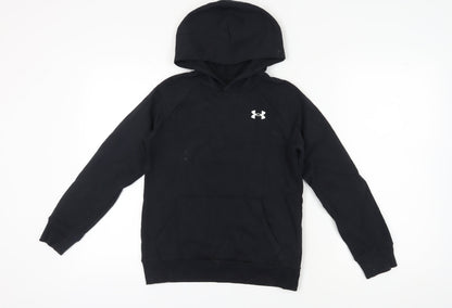 Under Armour Boys Black Pullover Hoodie M