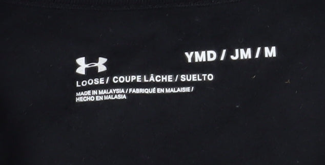 Under Armour Boys Black Pullover Hoodie M