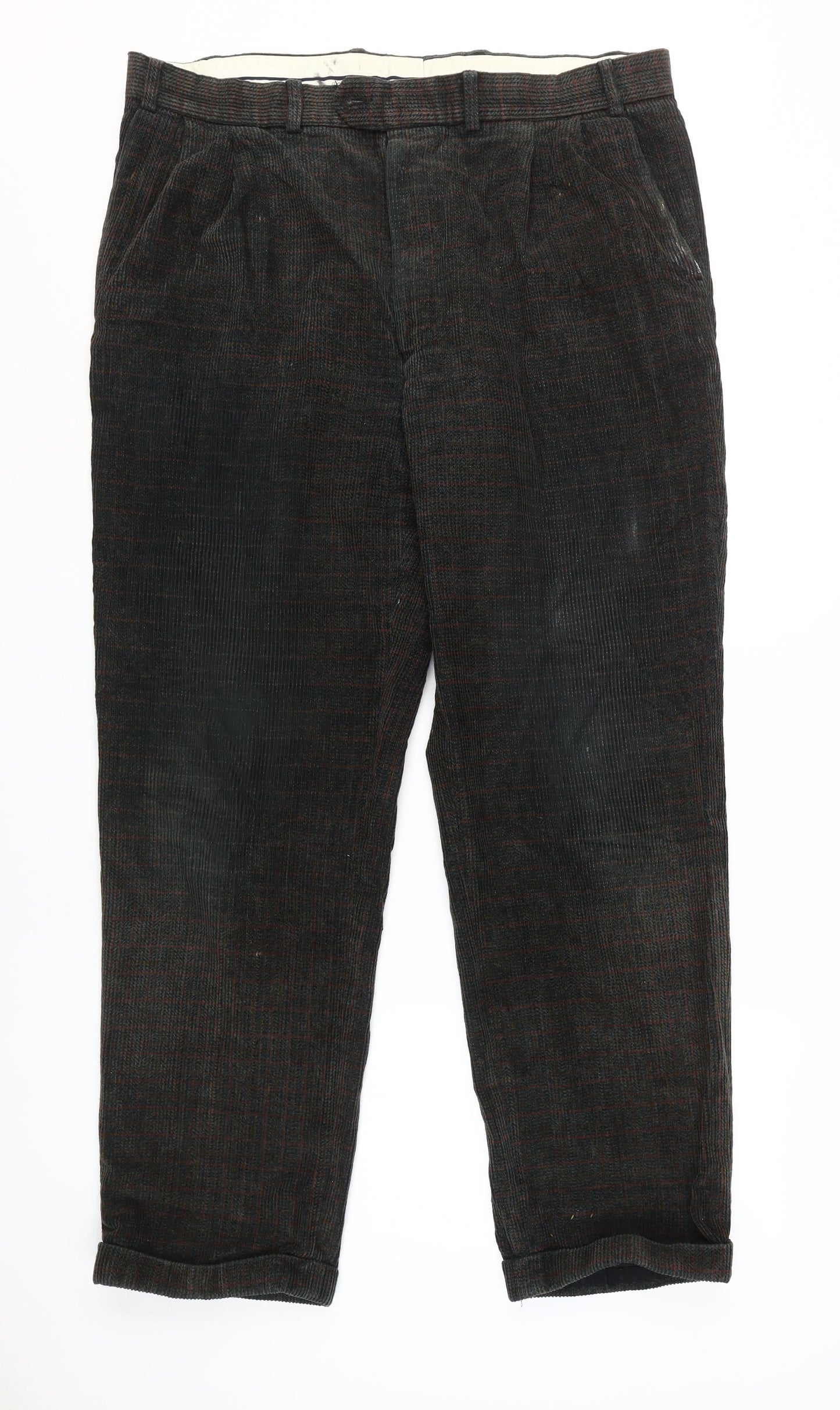 Marks and Spencer Men's Brown Corduroy Trousers 40