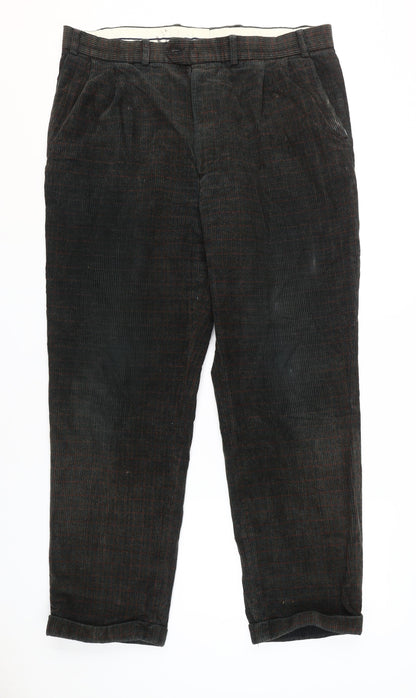 Marks and Spencer Men's Brown Corduroy Trousers 40