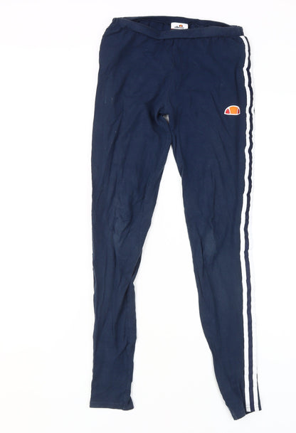 Womens UK Size S ellesse  Jogger Blue Leggings
