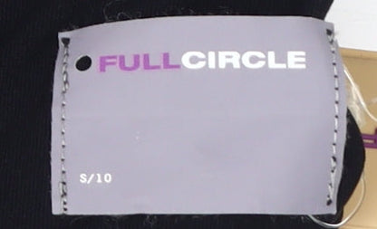 Womens UK Size 10 Full Circle Black Basic Tank
