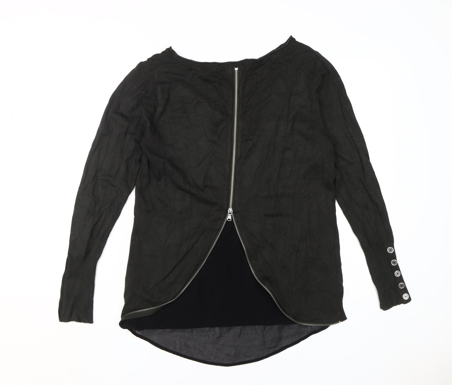 Womens UK Size 12 Mint Velvet Black Pullover Jumper