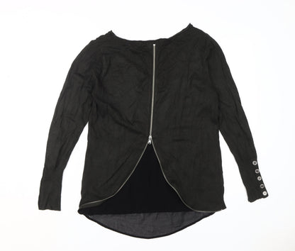 Womens UK Size 12 Mint Velvet Black Pullover Jumper
