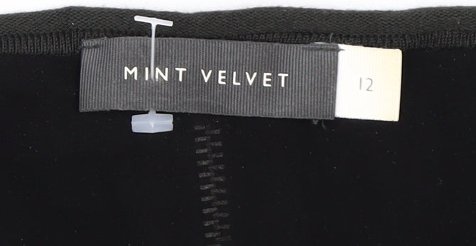 Womens UK Size 12 Mint Velvet Black Pullover Jumper
