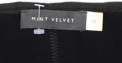 Womens UK Size 12 Mint Velvet Black Pullover Jumper