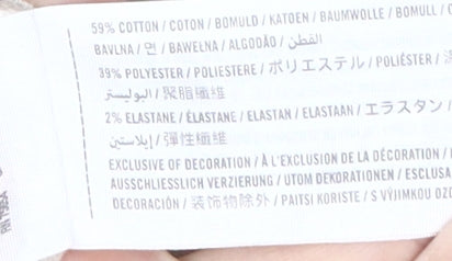 Hollister Men's Beige Polo Shirt Size S