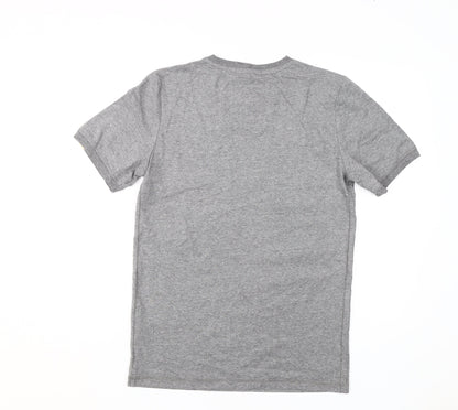 Tokyo Laundry Men's Grey V-Neck T-Shirt S