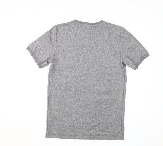 Tokyo Laundry Men's Grey V-Neck T-Shirt S