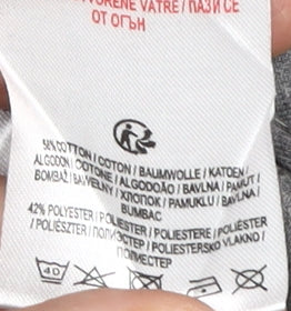 Tokyo Laundry Men's Grey V-Neck T-Shirt S