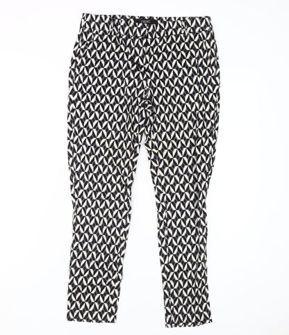 Womens UK Size 8 NEXT Regular Fit Casual Multicoloured Trousers