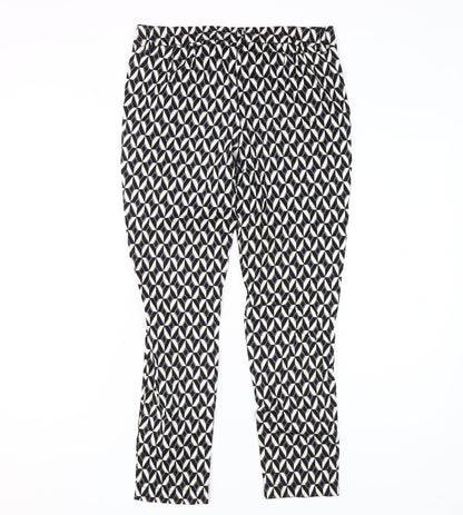 Womens UK Size 8 NEXT Regular Fit Casual Multicoloured Trousers