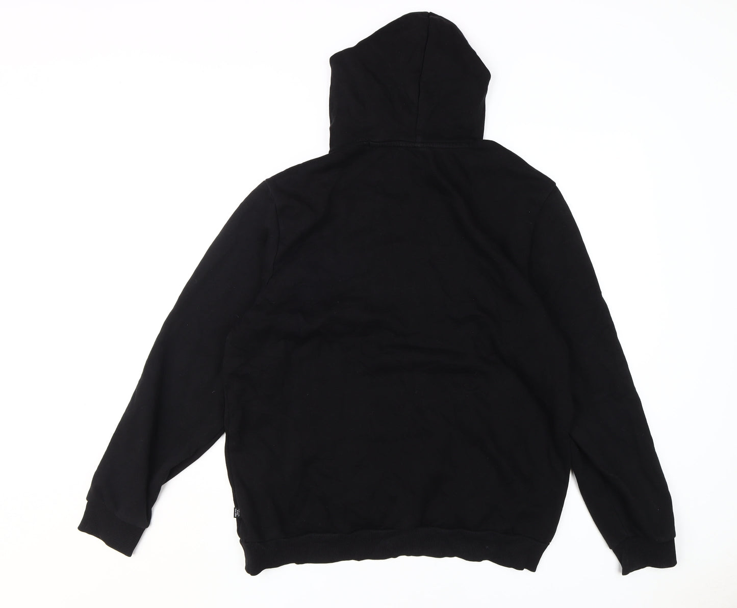 Mens UK Size L PUMA Black Pullover Hoodie