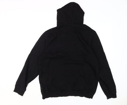 Mens UK Size L PUMA Black Pullover Hoodie